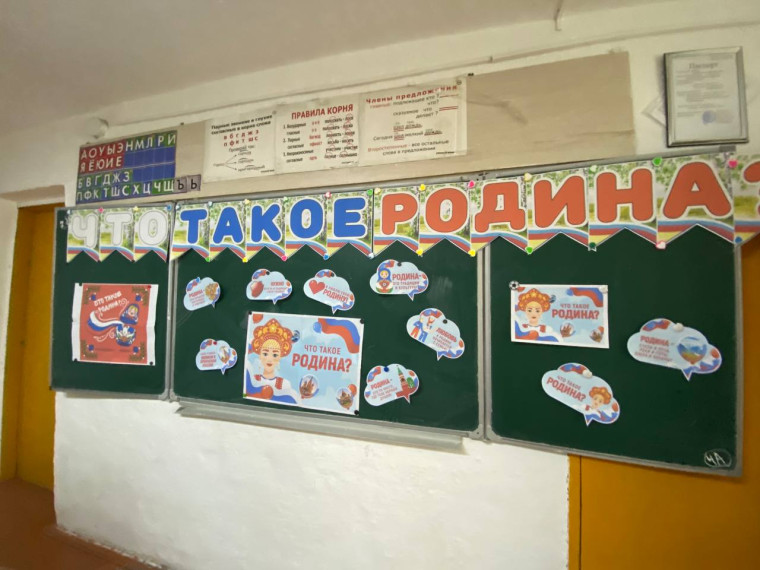 Внеурочные занятия «Разговоры о важном» на тему: «Что такое Родина»..